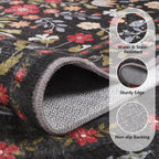 Washable Rugs Living Room Non Slip Floor