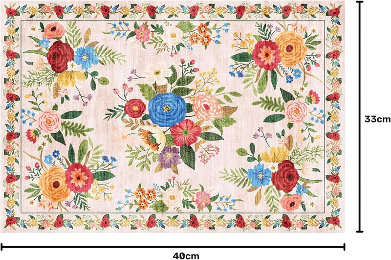 Washable Rugs Living Room Non Slip Floor