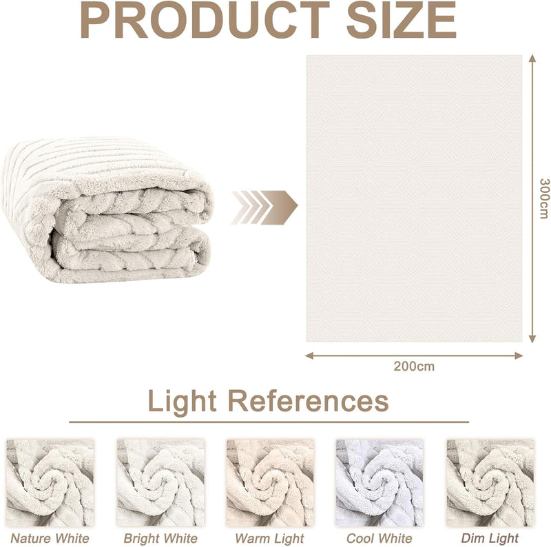 Washable Rugs Living Room Non-Slip Large Fluffy