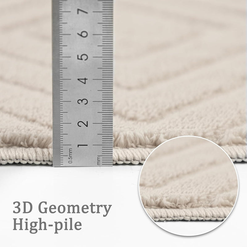 Washable Rugs Living Room Non-Slip Large Fluffy