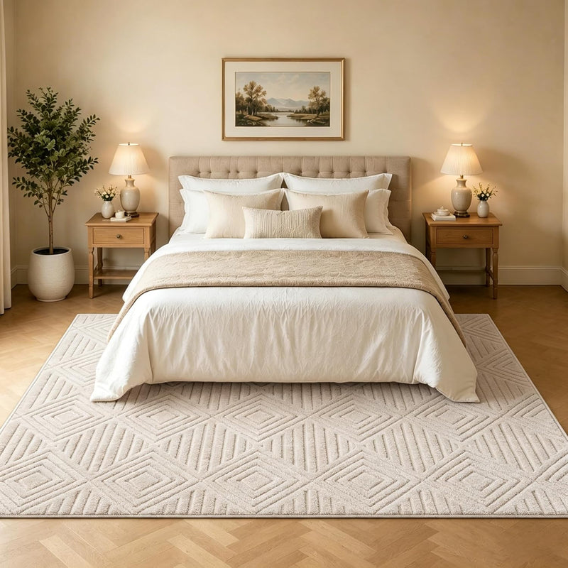 Washable Rugs Living Room Non-Slip Large Fluffy