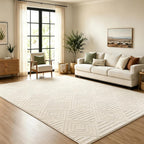 Washable Rugs Living Room Non-Slip Large Fluffy