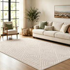 Washable Rugs Living Room Non-Slip Large Fluffy