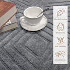 Washable Rugs Living Room Non-Slip Large Fluffy