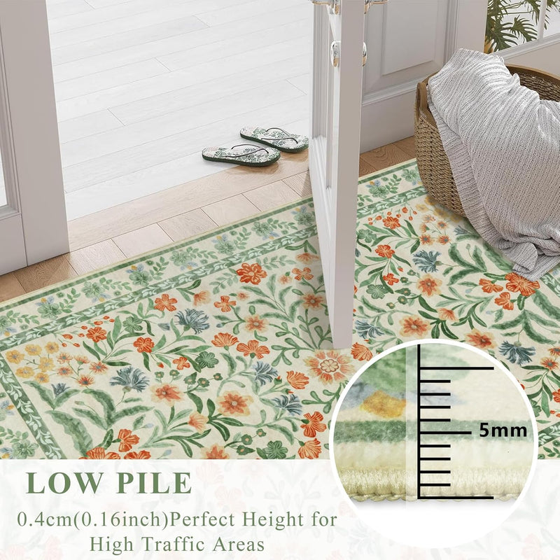 Washable Rugs Living Room Rug for Bedroom