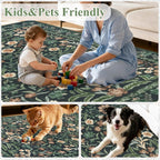 Washable Rugs Living Room Rug for Bedroom