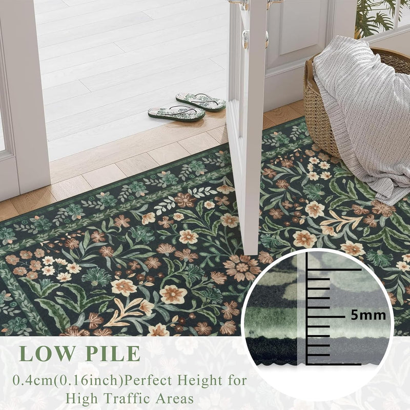 Washable Rugs Living Room Rug for Bedroom