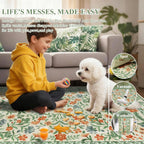 Washable Rugs Living Room Rug for Bedroom
