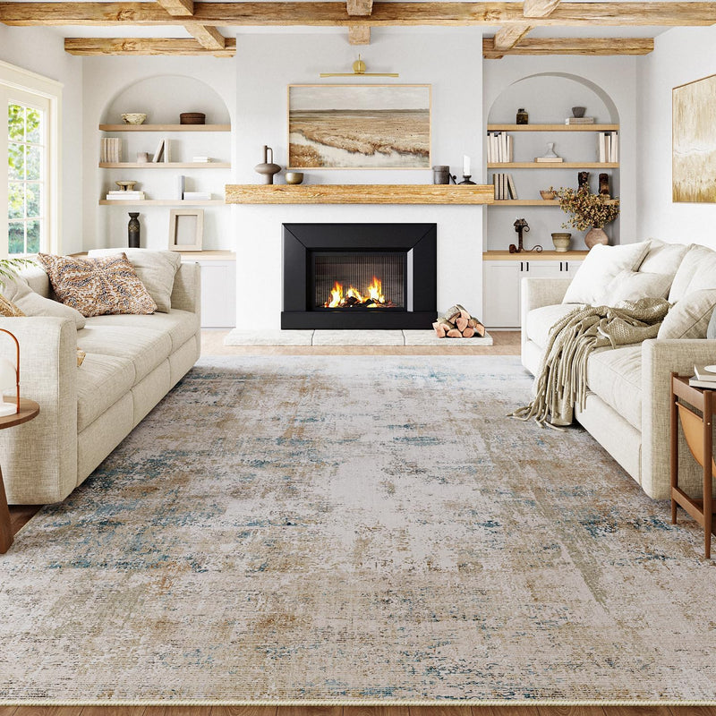 Washable Rugs Living Room Rug Large Carpet