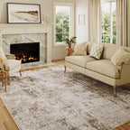 Washable Rugs Living Room Rug Large Carpet