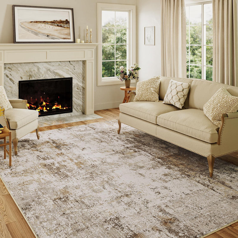 Washable Rugs Living Room Rug Large Carpet