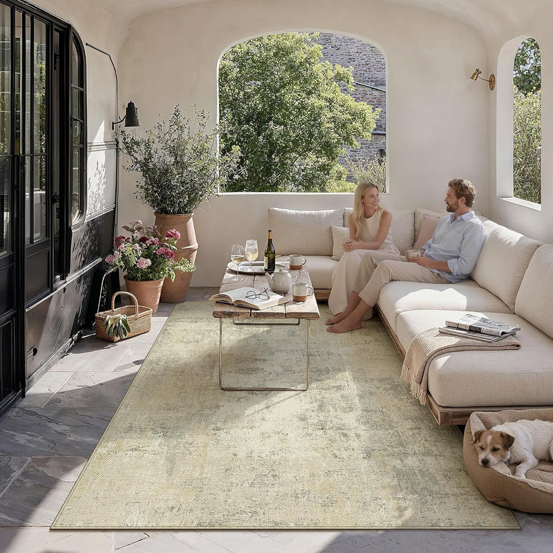 Washable Rugs Living Room Rug Large Carpet