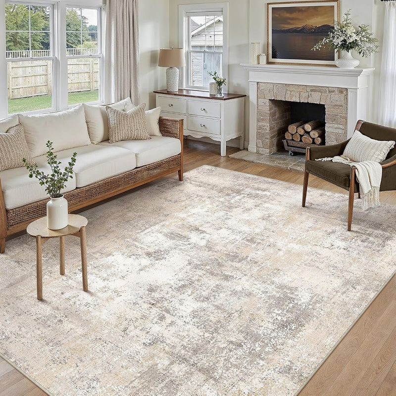 Washable Rugs Living Room Rug Large Carpet