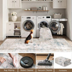Washable Rugs Living Room Rug Large Carpet