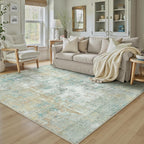 Washable Rugs Living Room Rug Large Carpet
