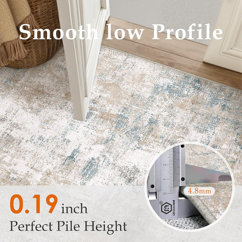 Washable Rugs Living Room Rug Large Carpet