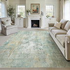 Washable Rugs Living Room Rug Large Carpet