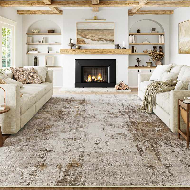 Washable Rugs Living Room Rug Non Slip