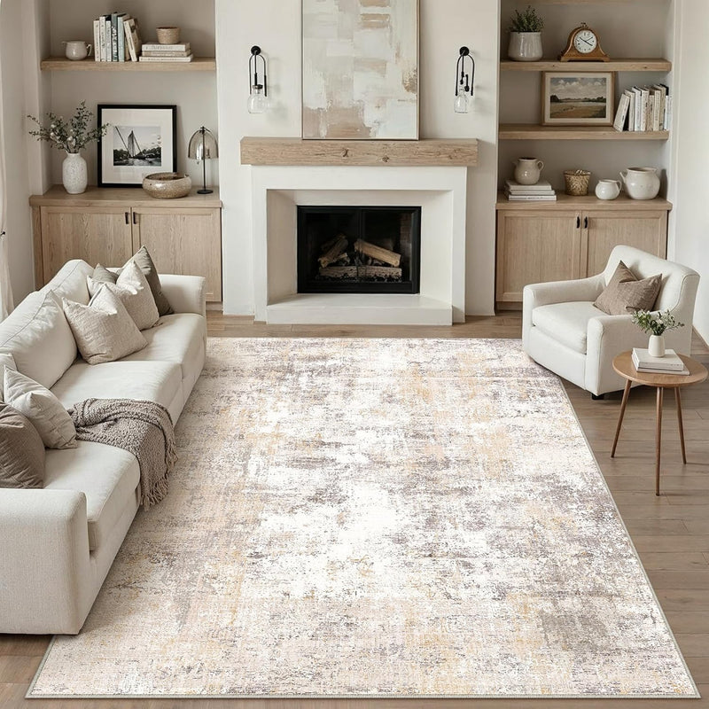 Washable Rugs Living Room Rug Non Slip