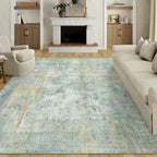 Washable Rugs Living Room Rug Non Slip
