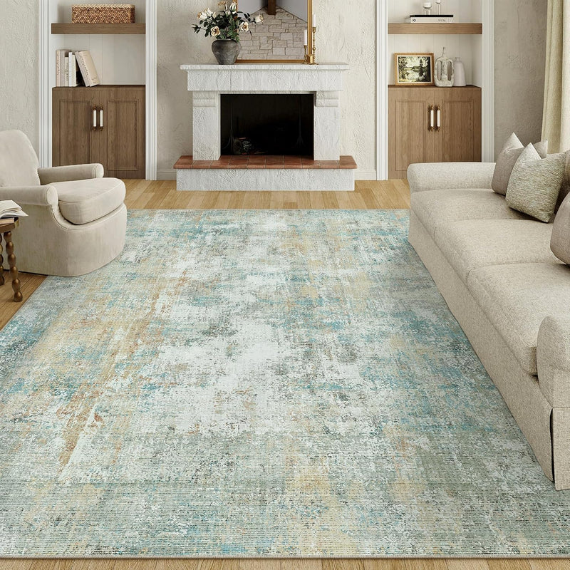 Washable Rugs Living Room Rug Non Slip