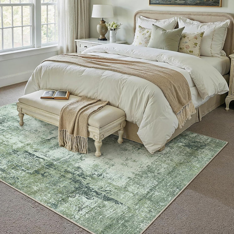 Washable Rugs Living Room Rug Non Slip