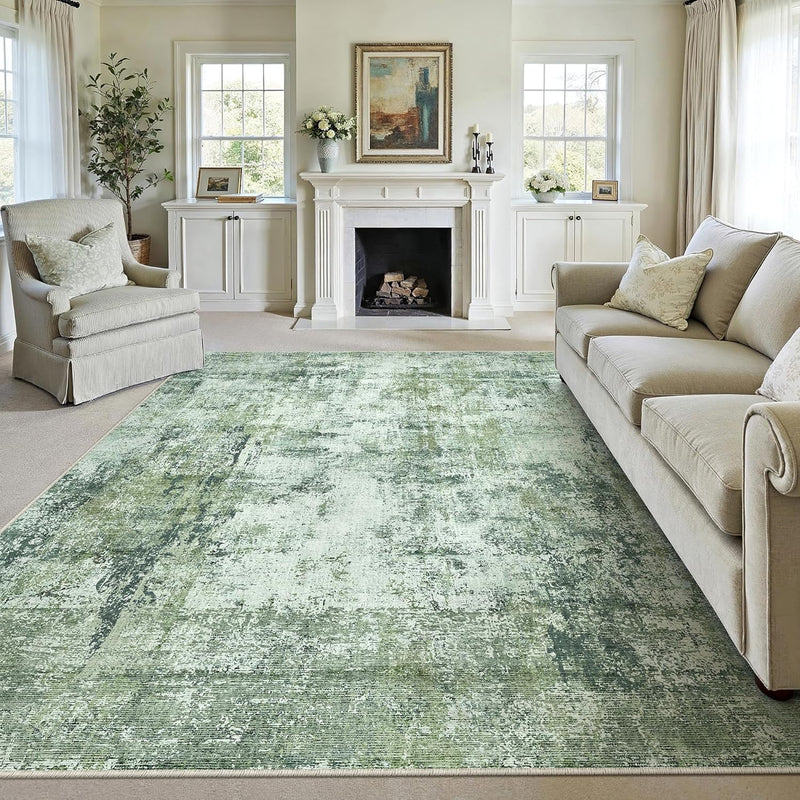 Washable Rugs Living Room Rug Non Slip