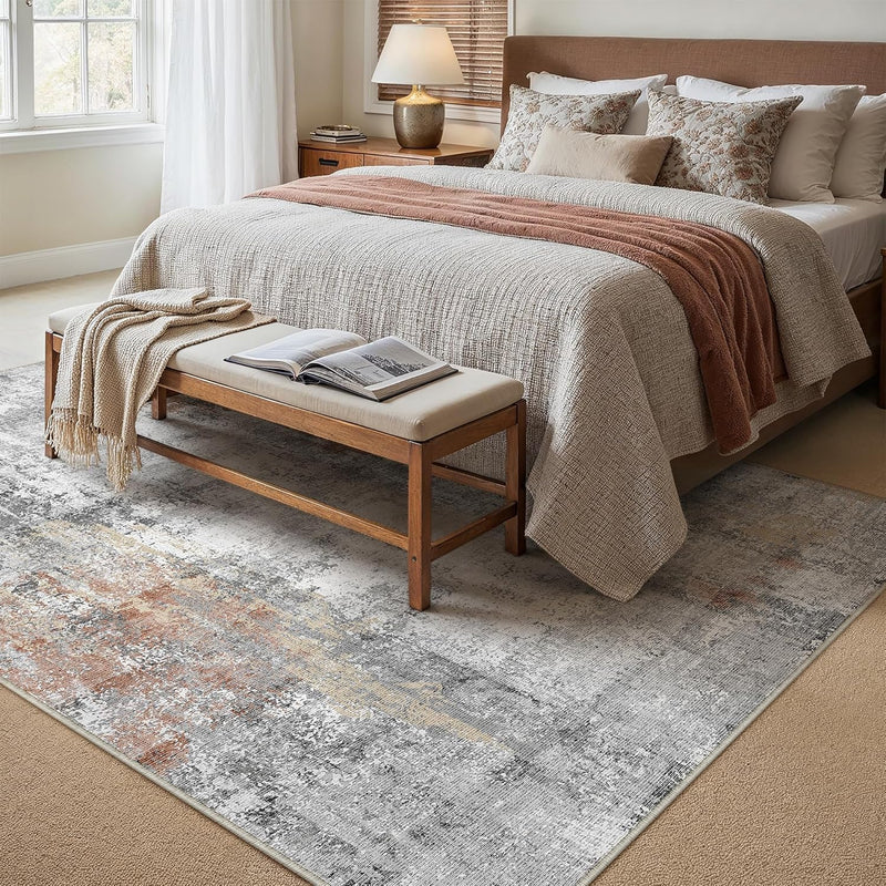 Washable Rugs Living Room Rug Non Slip