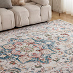 Washable Rugs Living Room Short Pile Area Rug