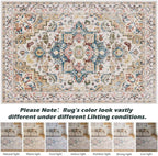 Washable Rugs Living Room Short Pile Area Rug