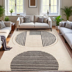 Washable Rugs Living Room Soft Geometric Rug