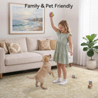 Washable Rugs Living Room Soft Short Pile
