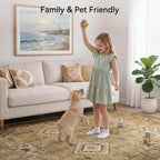 Washable Rugs Living Room Soft Short Pile