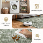 Washable Rugs Living Room Soft Short Pile