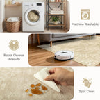 Washable Rugs Living Room Soft Short Pile