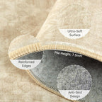 Washable Rugs Living Room Soft Short Pile