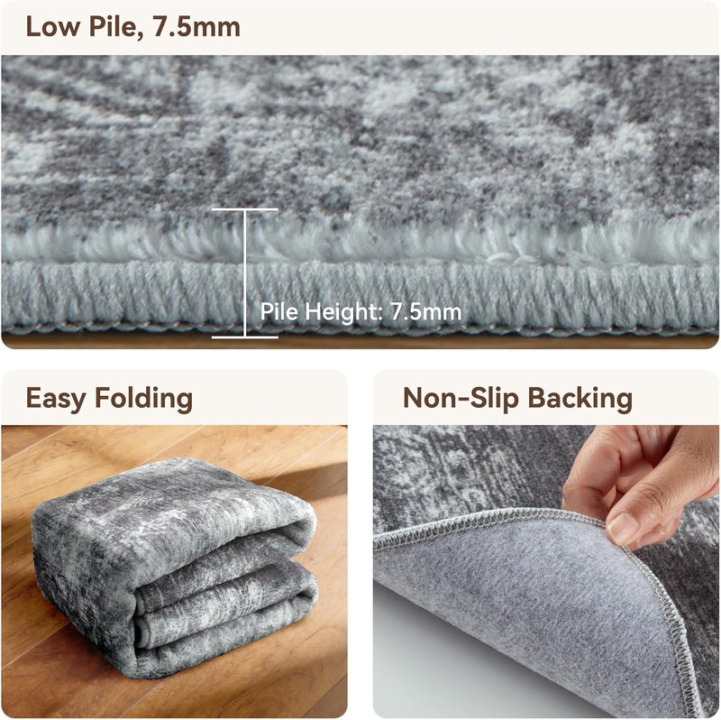 Area Rugs Living Room Washable Rug