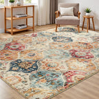 Washable Rugs Living Room Vintage Rug Boho
