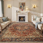 Washable Rugs Living Room Vintage Rug Boho