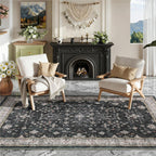 Washable Rugs Living Room Vintage Rug Boho