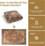 Washable Rugs Living Room Vintage Rug Boho