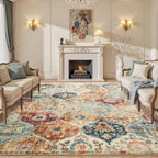 Washable Rugs Living Room Vintage Rug Boho