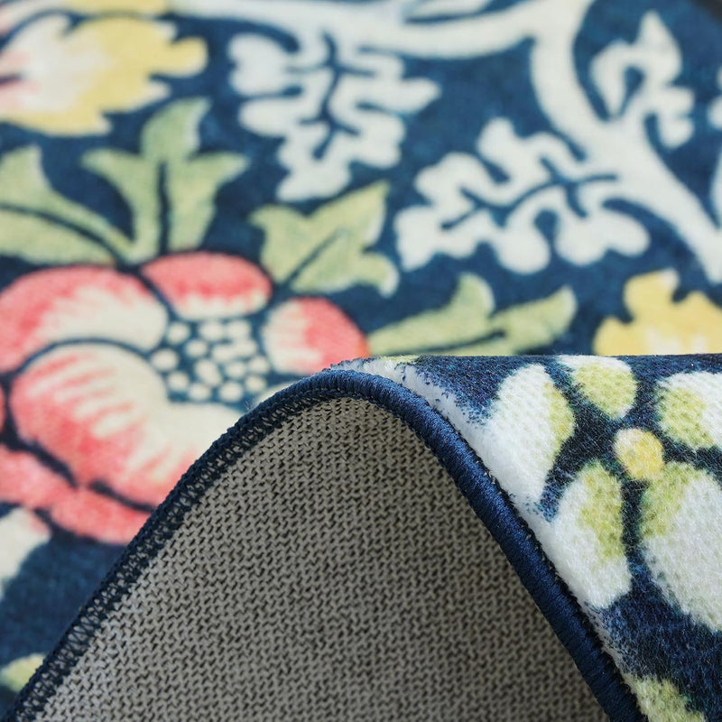 Washable Rugs Living Room William Morris Strawberry