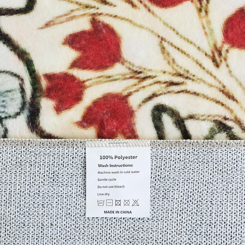 Washable Rugs Living Room William Morris Strawberry