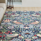 Washable Rugs Living Room William Morris Strawberry