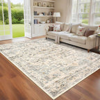 Washable Vintage Living Room Area Rug Machine