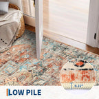 Washable Vintage Living Room Area Rug Machine