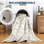 Washable Vintage Living Room Area Rug Machine