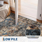 Washable Vintage Living Room Area Rug Machine