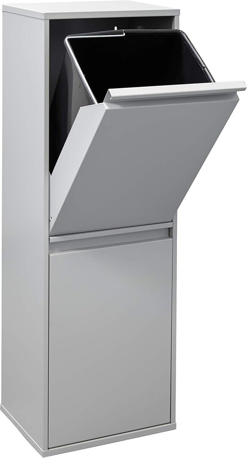Waste Separation and Recycling Bin in Steel
